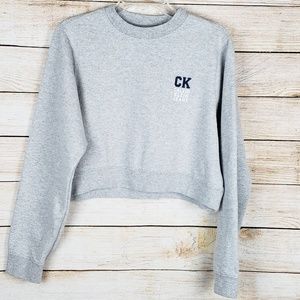 Calvin Klein crop sweat shirt